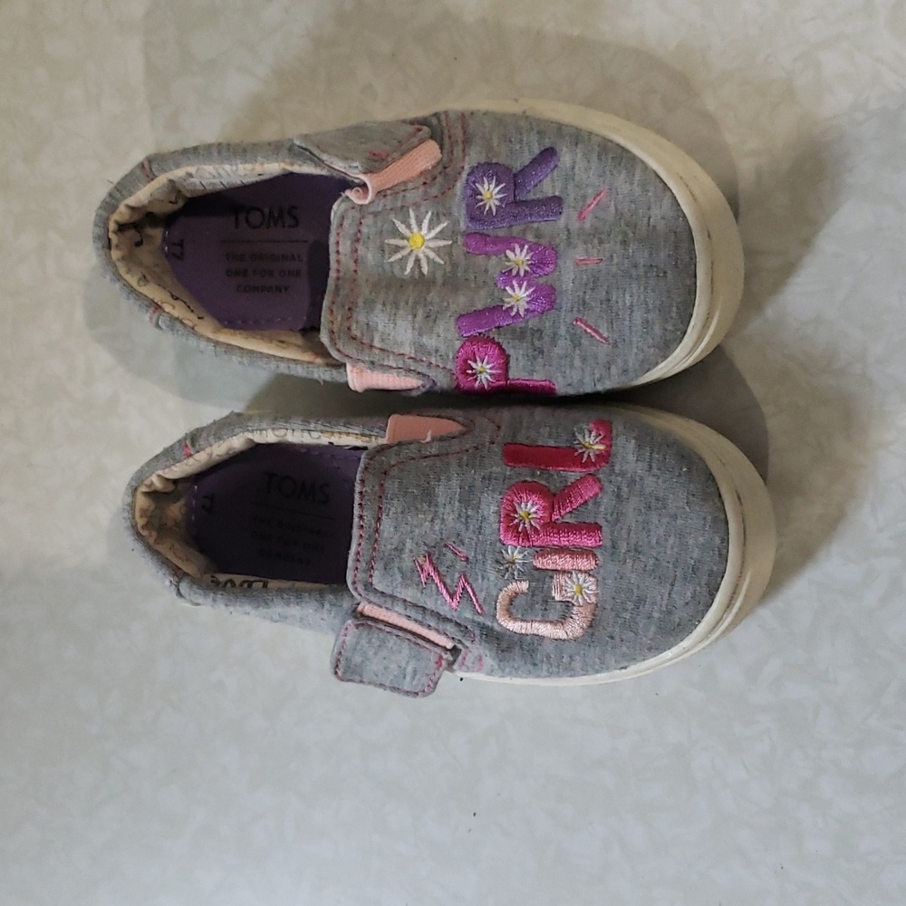 Toms Girl Power shoes size 7